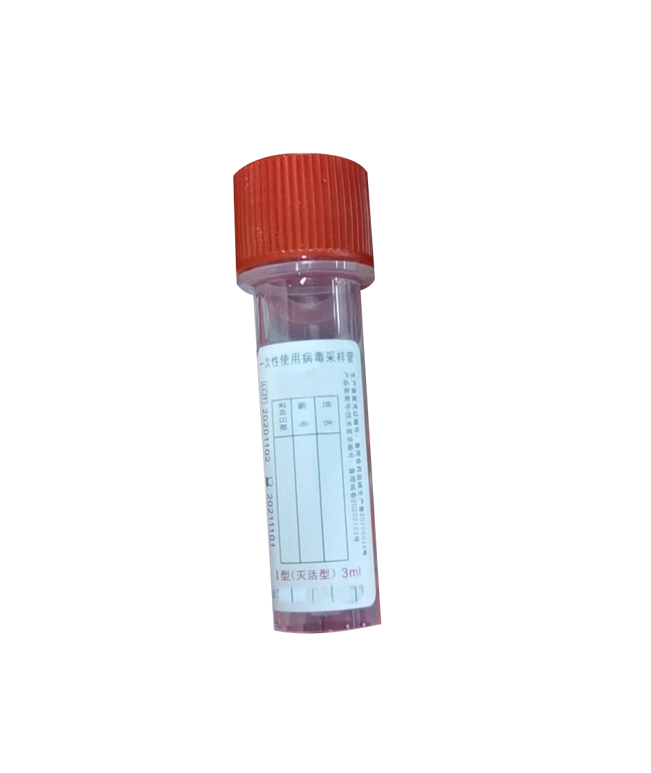 Disposable Medical Virus Sampling Collection Tube with Swab