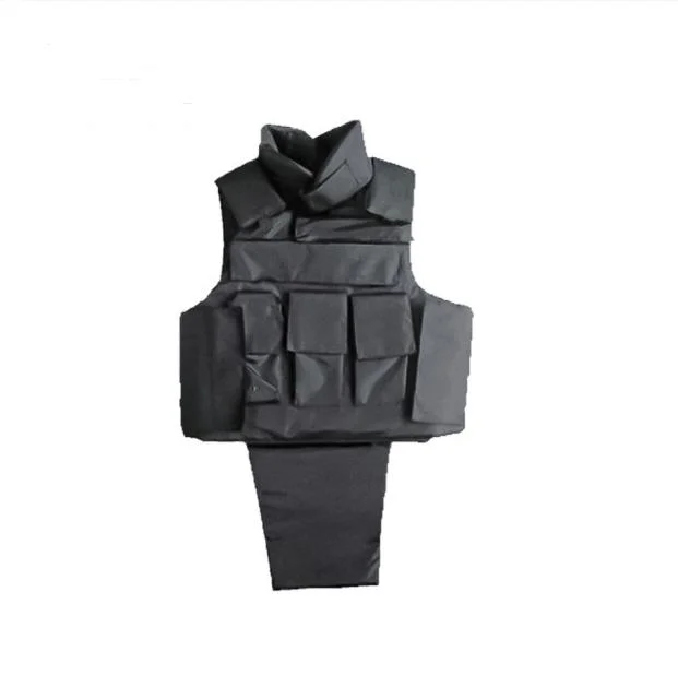 Chaleco a prueba de balas NIJ IIIA Full Body Armor para la protección corporal