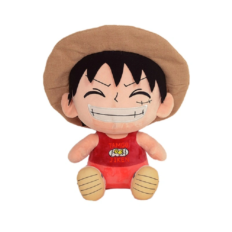 New 14-25cm One Piece Plush Toys Anime Figure Luffy Chopper Ace Law Cute Doll