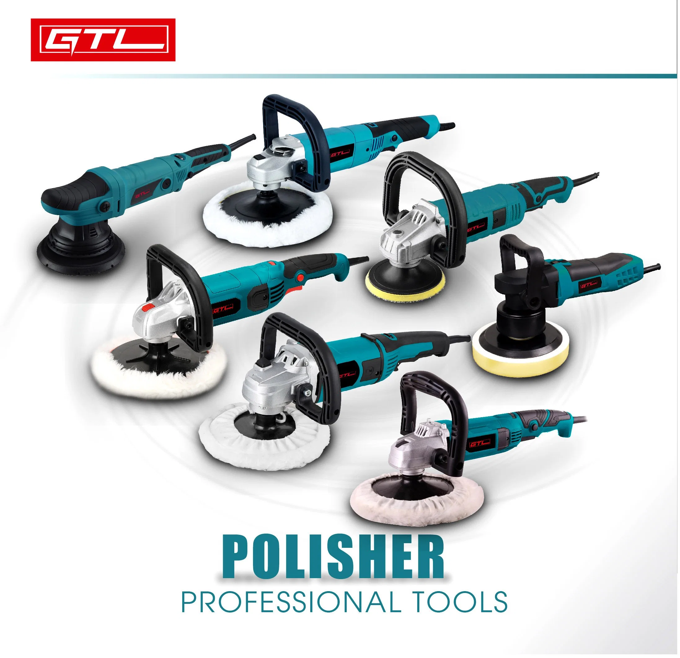 6" 155mm Electric Hand-Held Random Orbital Buffer & Polisher (P036-A)