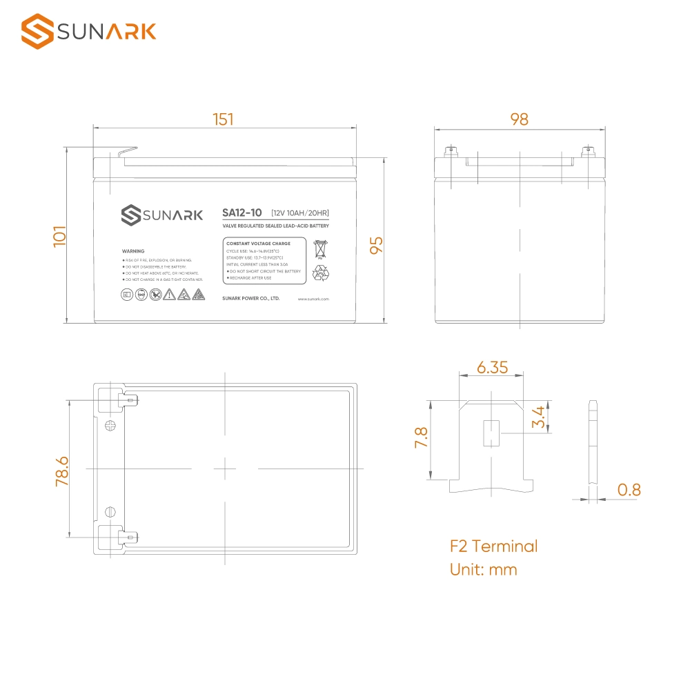 Bester Preis Sunark 12V 20ah Bleiakku Produktionsanlage Tubuläre Bleigelbatterien