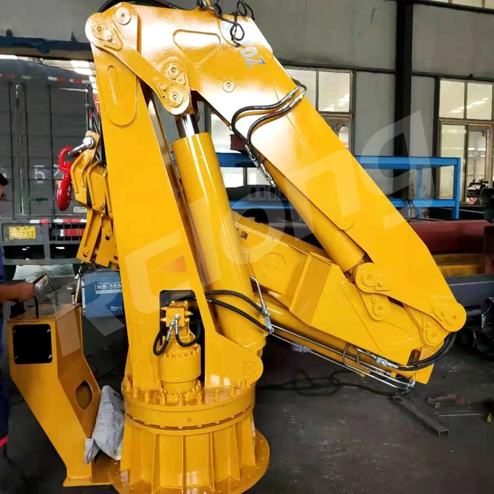 Workboat Offshore Knuckle Boom Marine Foldable Hydraulic Mobile Crane