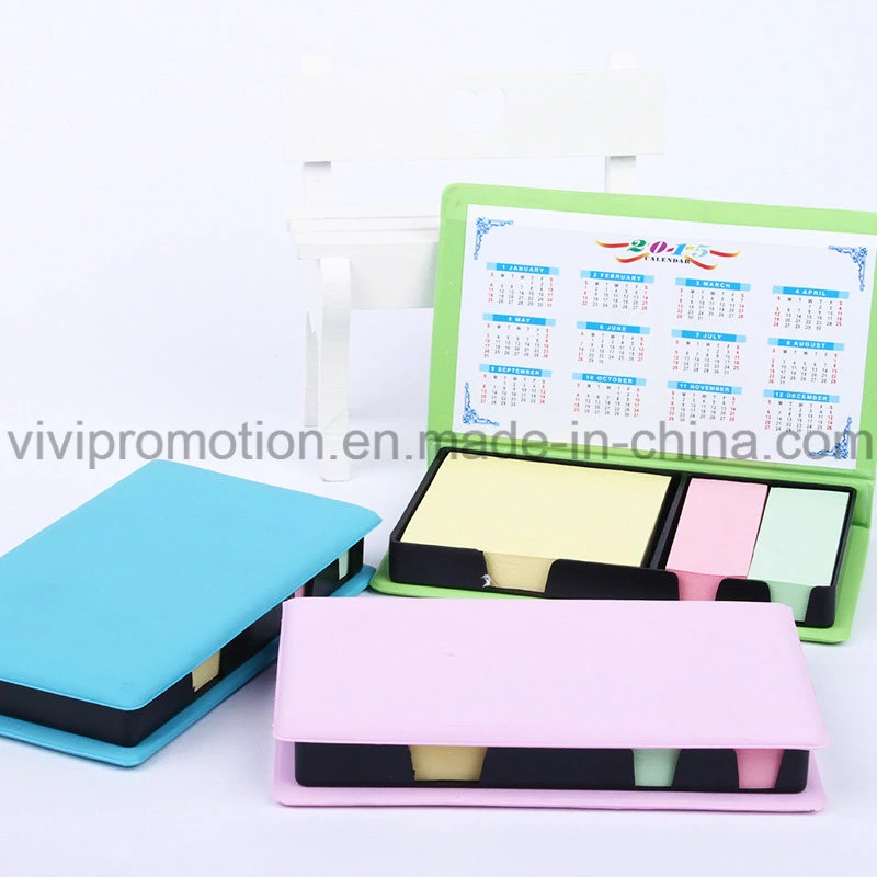 PU Leather Cover Notepad with Calendar Planner for Business Gift (PN0240)