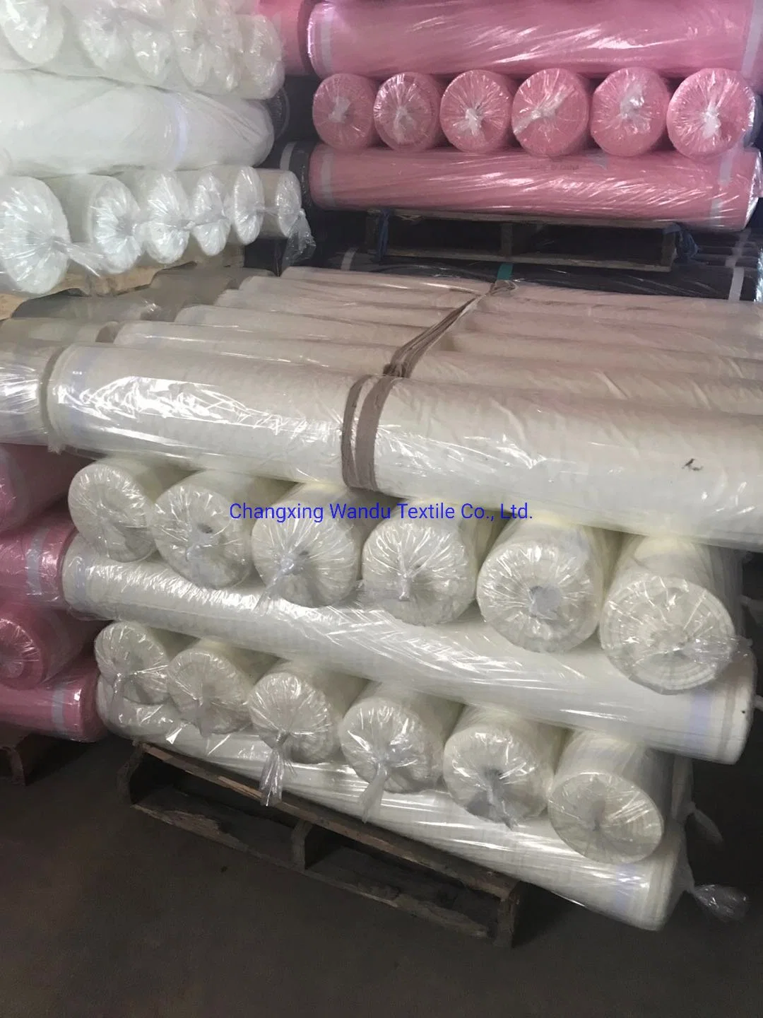 Gewebe China, das in Länder in The Middle East, gebleichtes Bedsheet Vier-Stück Hotel exportiert wird, gibt Polyester-Gewebe Changxing Wandu Gewebe 100% an