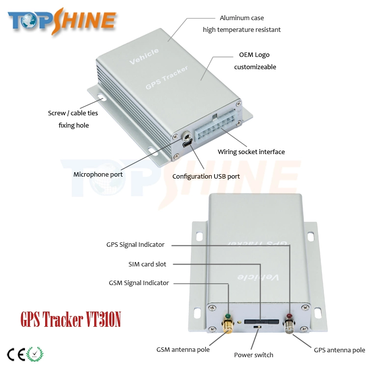 Control de combustible GSM GPS GPRS Tracker con tiempo real en línea Sistema de seguimiento