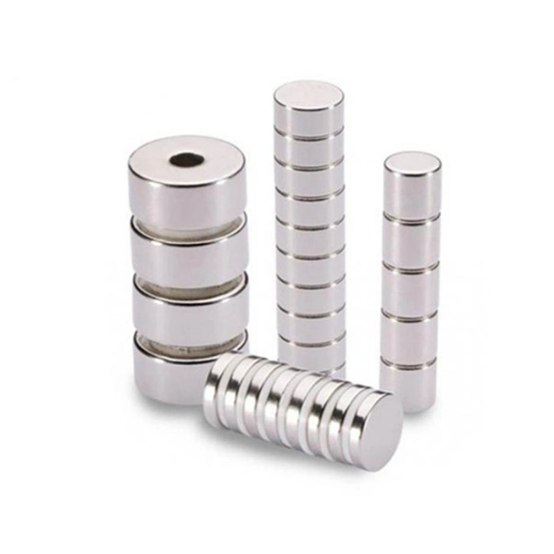 Magnetic Material Expert Supplier Super Strong N35-N52 Rare Earth Permanent Dia 5-25mm Cylinder NdFeB Disc Neodymium Magnets