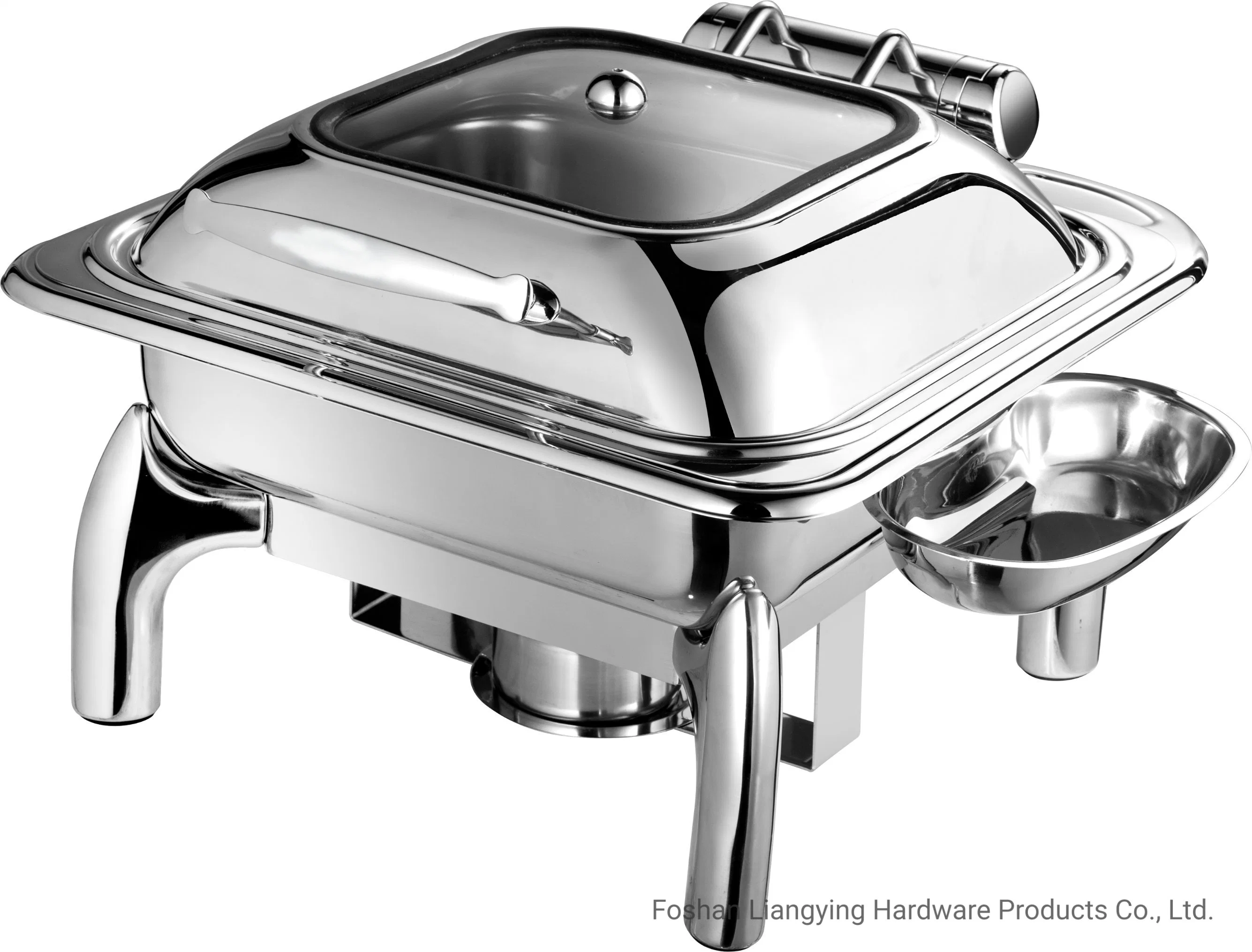 2/3 Size Induction Chafing Dish with Fuel Holder