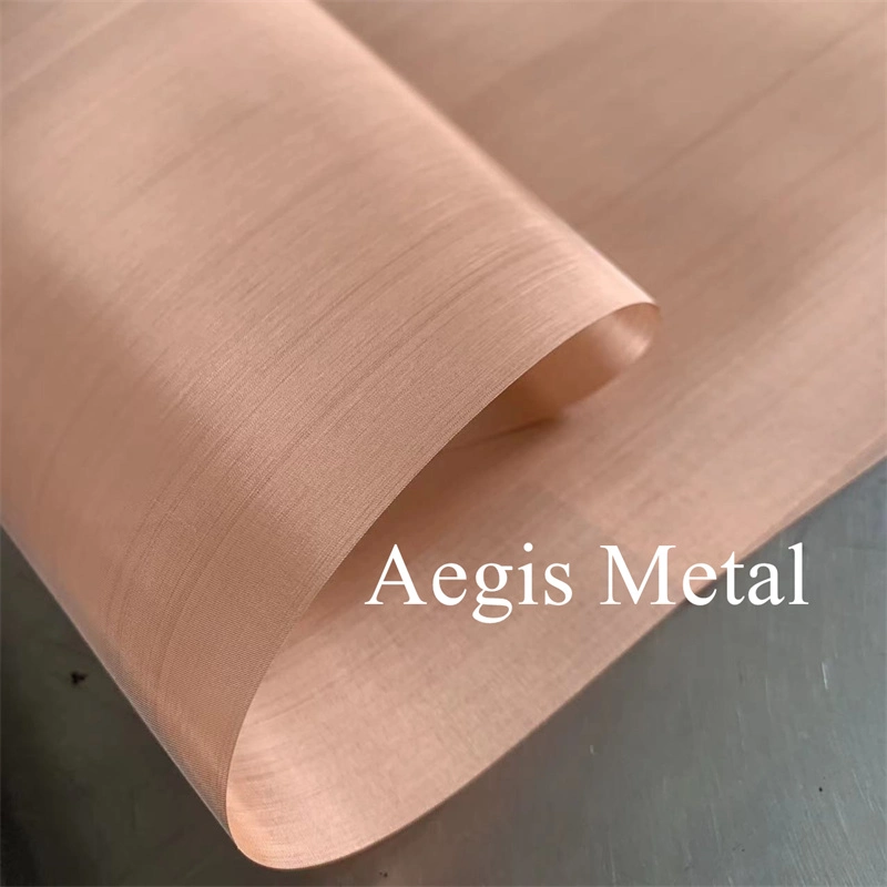 363 Mesh Twill Weave Ultra Fine Phosphor Bronze Wire Mesh