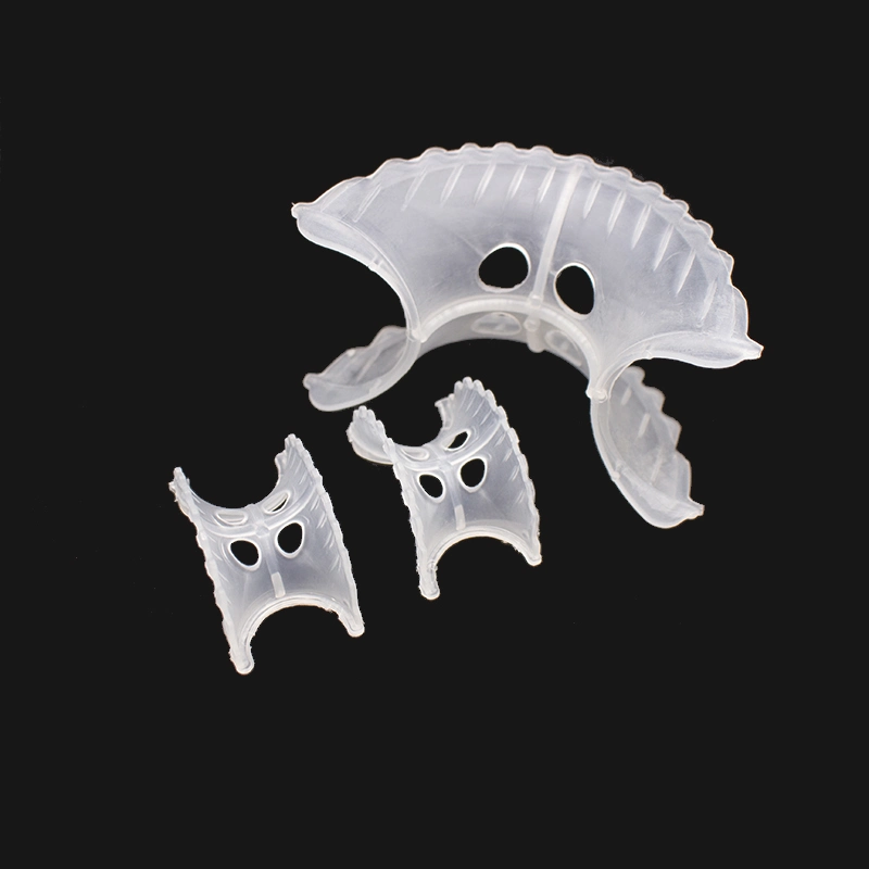 Polypropylene Plastic Super Intalox Saddle Ring Plastic Random Tower Packing