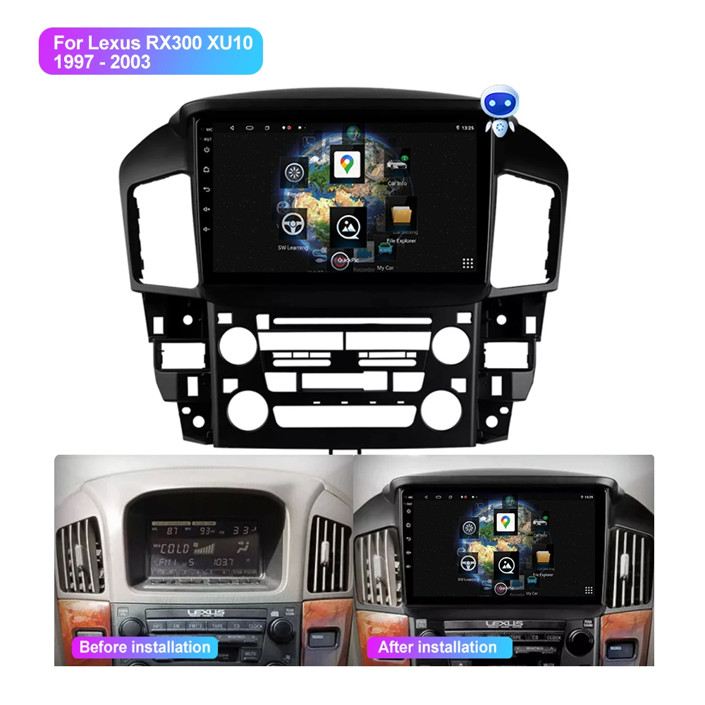 Jmance Touch Screen CarPlay for Lexus Rx300 Xu10 1997 - 2003 2 DIN Android 10.0 4+64GB مشغل أقراص DVD للسيارة أفضل راديو السيارة تلقائي