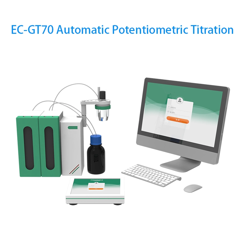 Valorador potenciométrico automático de tipo de entrada valorador potenciométrico máquina de pruebas de valoración GMP Instrumento electroquímico GLP