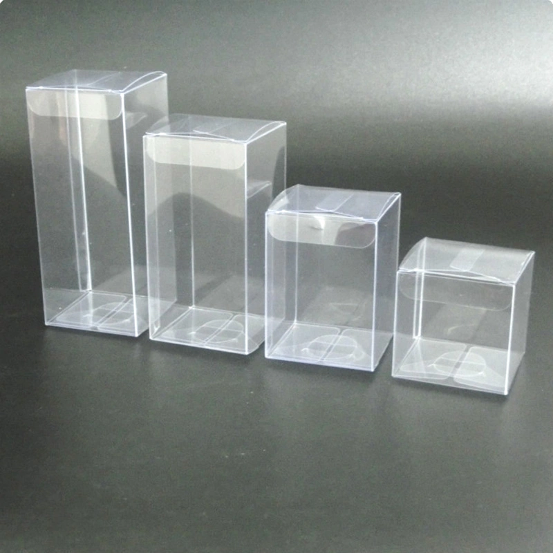 Heißer Verkauf Transparent gedruckt Kunststoff PVC-Box Spielzeug-Paket klein Kunststoff Kosmetische Box PVC Verpackung