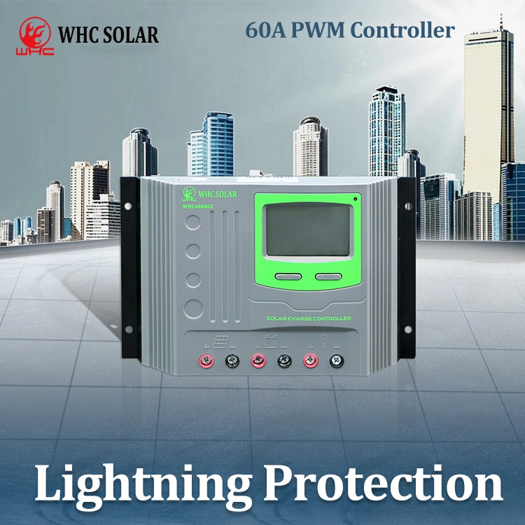 WHC Mayorista/Proveedor 12V24V carga solar PWM controlador de panel Precio con Salida USB