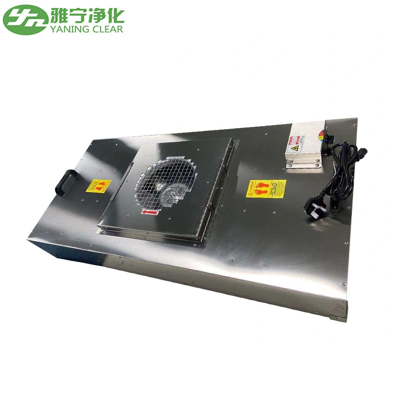 Filtre de ventilateur de conduit d'air Yaning Connect acier inoxydable 304 Unité de filtre à air du ventilateur unité de filtre HEPA FFU en usine