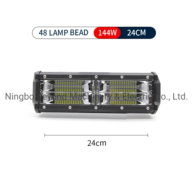 6inch 18W Truck Light ATV Light LED Work Light Bar Straight Car LED Autolamp with Spot Flood Beam