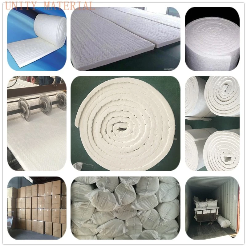 1400C, 1260 2300f 1300c Ceramic Fibra Blanket rodillo de aislamiento térmico