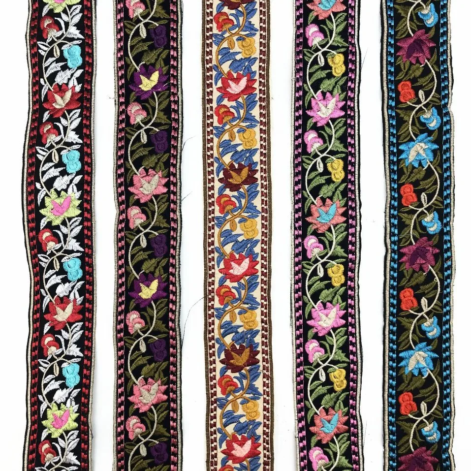 Wholesale/Supplier Trim Brand Fabric Custom Embroidery Jacquard Ribbon