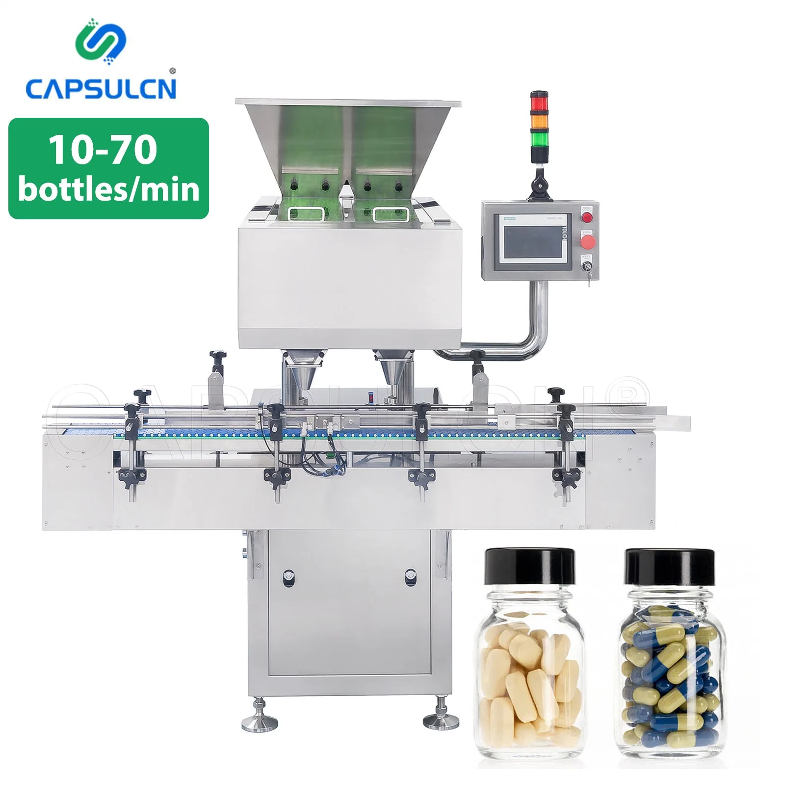 Electric Automatic Pharmaceutical Softgel Bottling Packing Counter Tablet Bottle Filling Capsule Pill Counting Machine