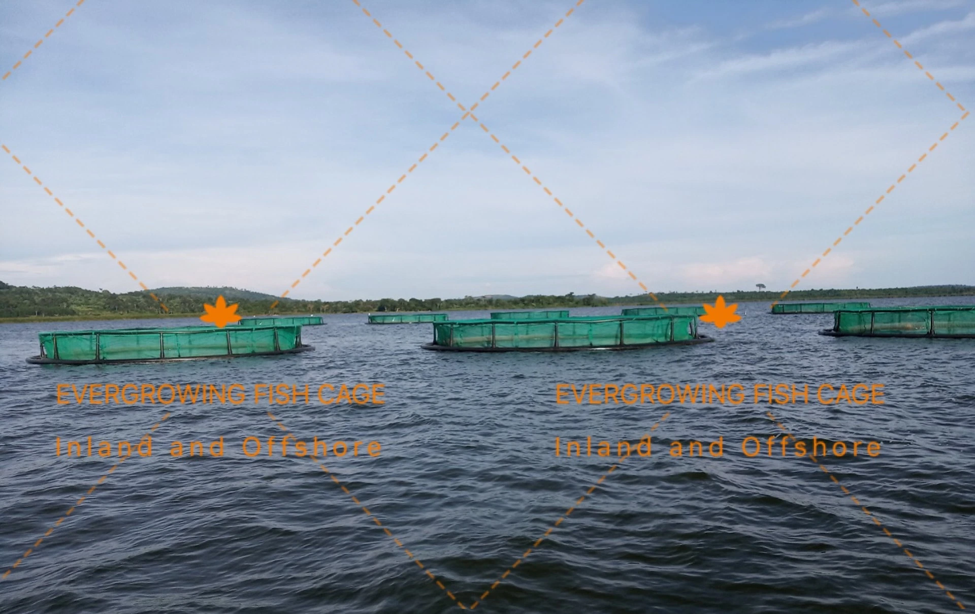 Le PEHD Châssis tubulaire de l'Aquaculture Cage d'eau douce Poissons passerelle flottante pour l'agriculture de Tilapia