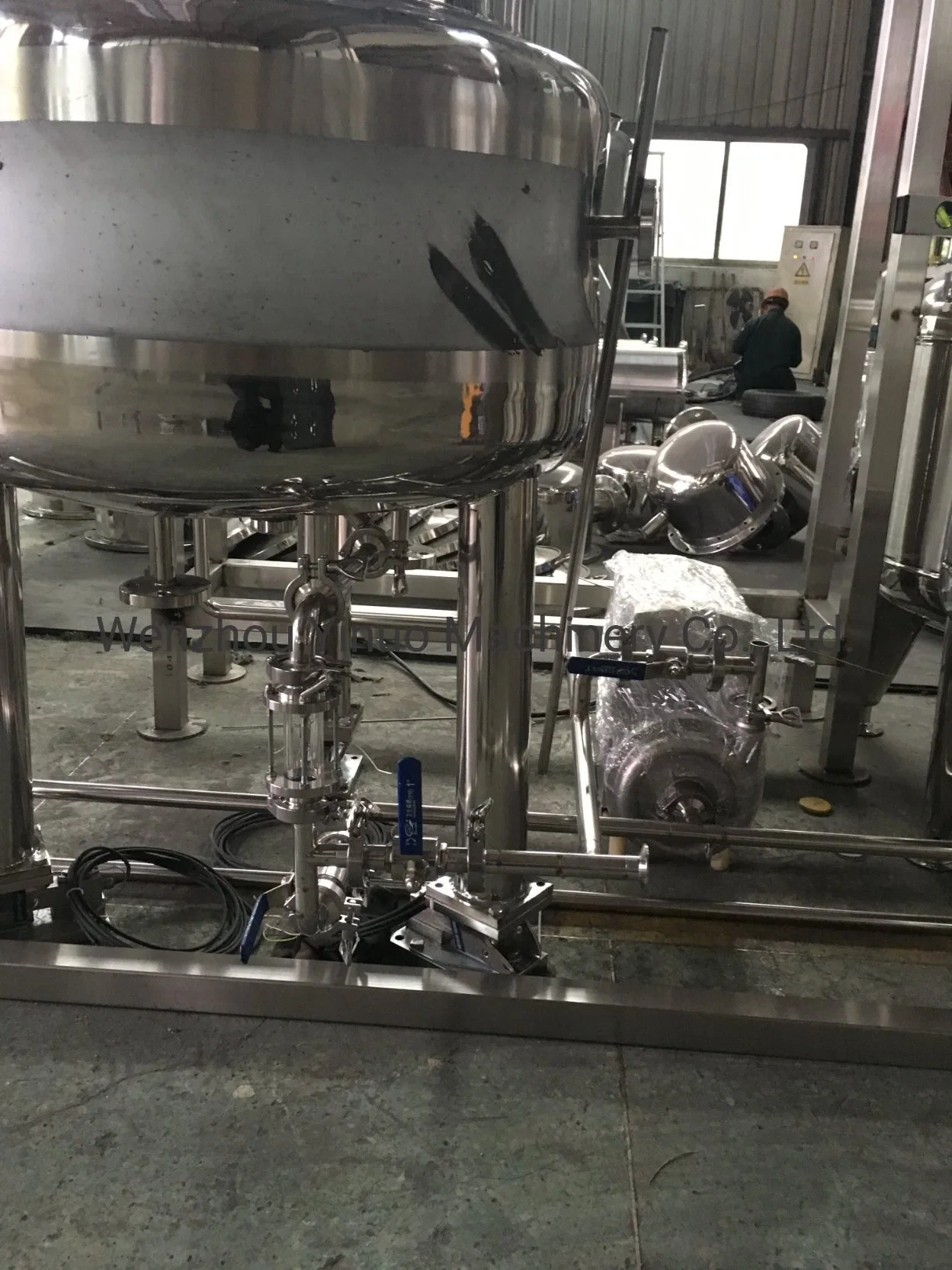 Escala de laboratorio Sanidad farmacéutica vacío de las API de la cristalización de tanque reactor químico equipo con el agitador