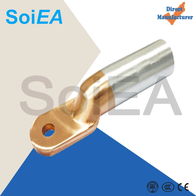 DTG Copper Tinned or No-Tinned Lugs, Cable Connector Terminal DTG Type Copper Cable Lug Copper Terminal Crimping Lugs