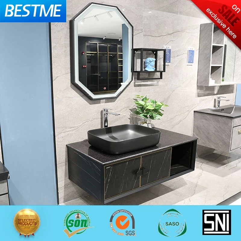 Waterproof Bathroom 304 Stainless Steel Cabinet Furniture (BY-B6196-100)