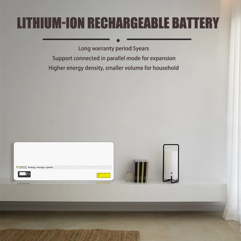 Mifa Solar Rechargeable Long Cycle Life Lithium Battery 51.2V 138ah 5 Years Warranty White