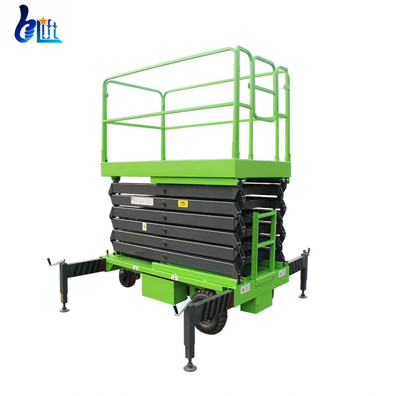 Hydraulic Greenhouse Scissor Lift Mini Order Picker Air Lifting Jack