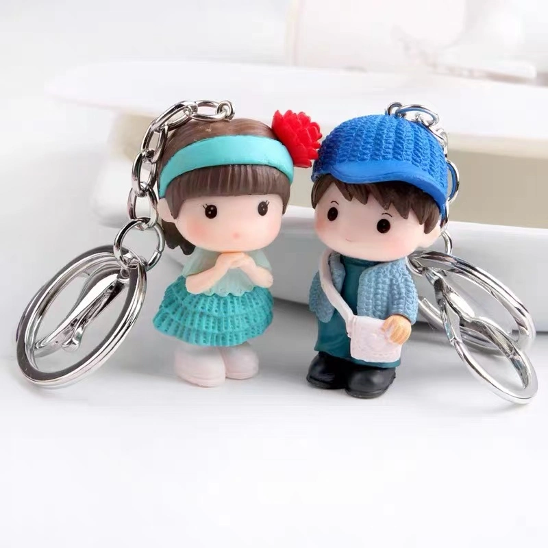 Factory Customised Cartoon Doll Kids Toys Key Ring Holiday Gifts