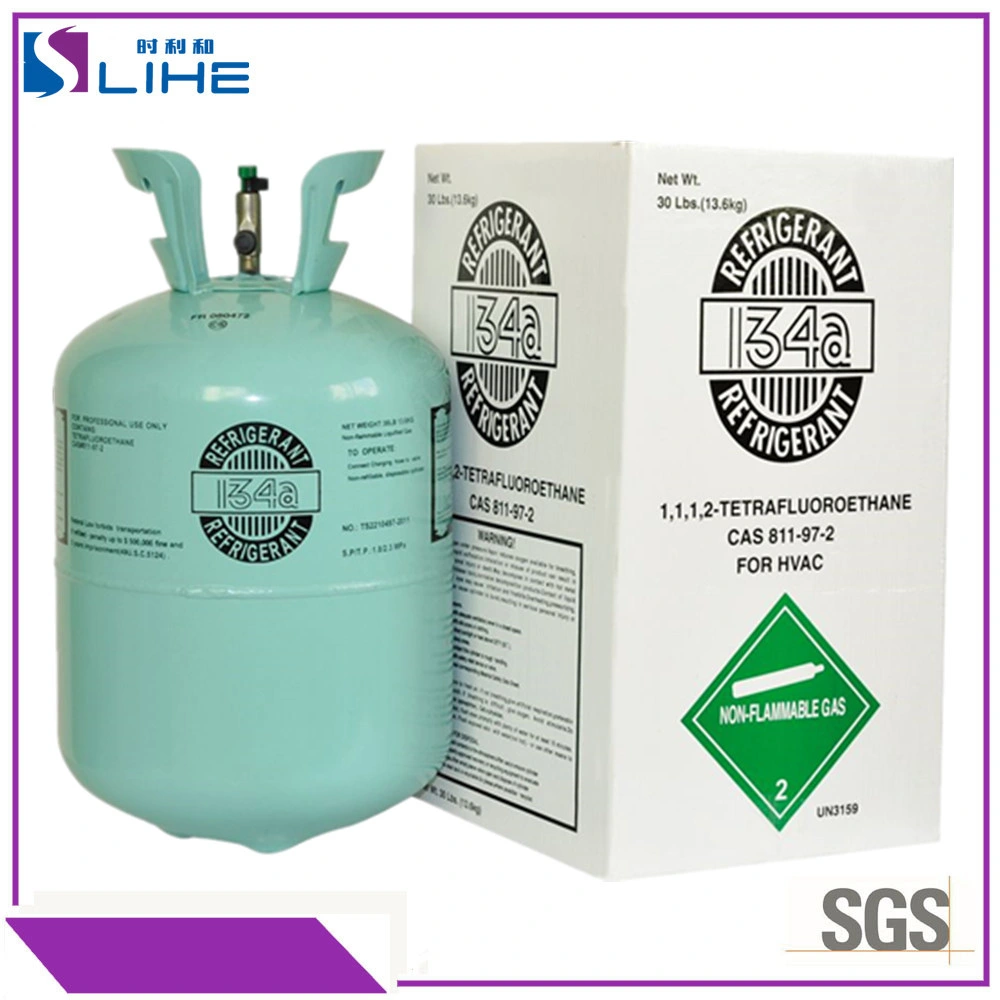 Disposable Cylinder 13.6kg Air Conditioner Gas 134A/R-134/R134A Refrigerant Gas