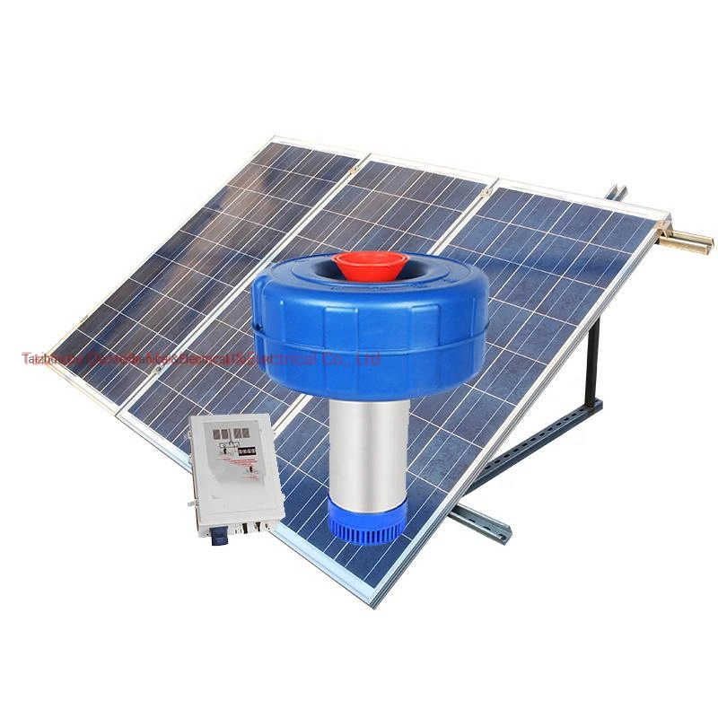 Solar Water Pump High Speed Water Wheel Type Fishing Pond Aerator Aqua Equipment 1.5kw DC96 with Controller