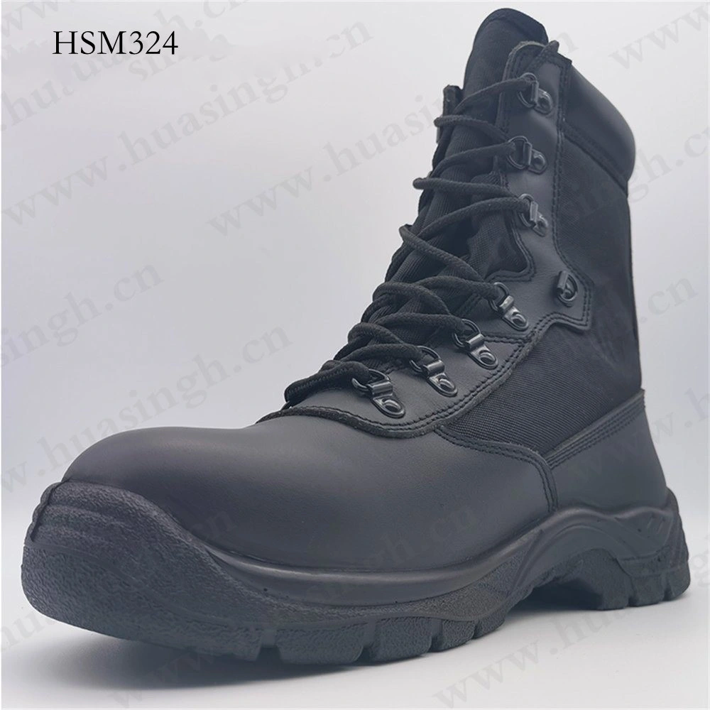 Lxg, Aging Resistant PU/PU Outsole Cheap Combat Boot Strong Grip Anti-Terrorism Tactical Boot Hsm324