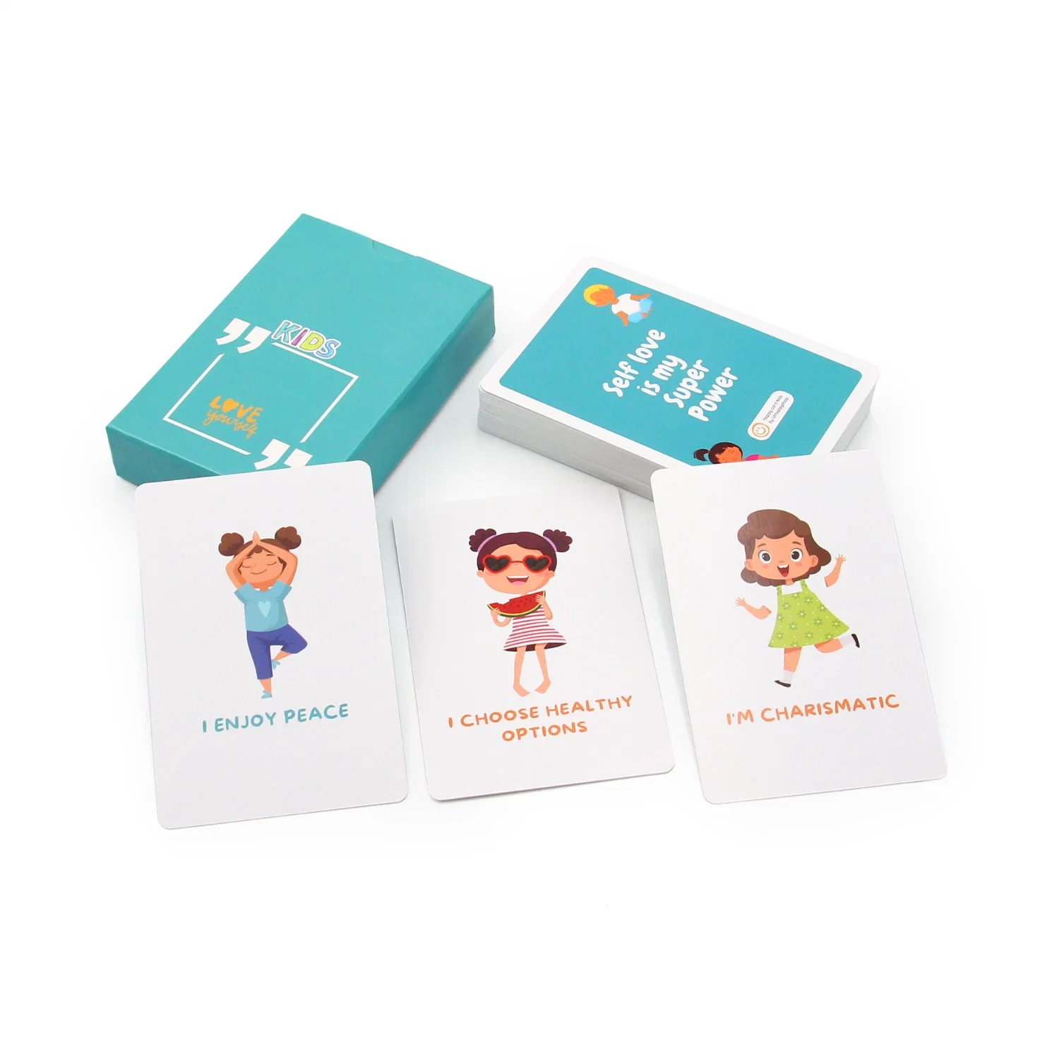 Precio de fábrica papel de alta calidad niños Tarjeta de Juego impresión personalizada Juegos de cartas