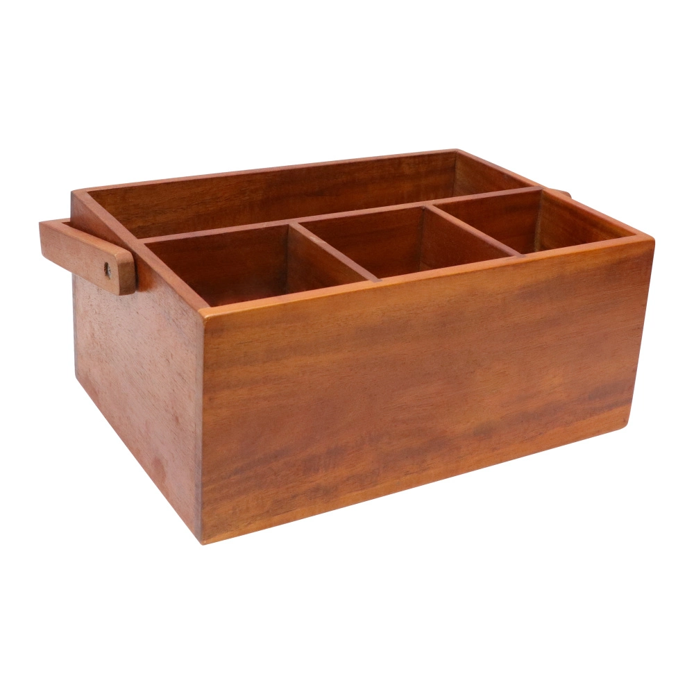 Cuisine rustique ustensiles en acacia bois couverts porte-couverts rangement en argenterie