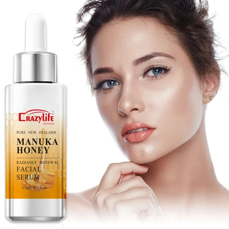 Instant Anti Aging Lifting Gesicht Honig Essence Serum Vegan Feuchtigkeitsspendend Pflegendes Gesichtsessenz-Öl für die Schönheit des Gesichts