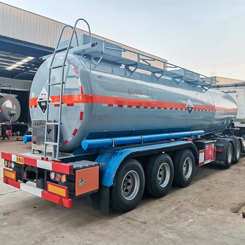 3 Axle Liquid Nitrogen Tank Semi-Trailer for Sale