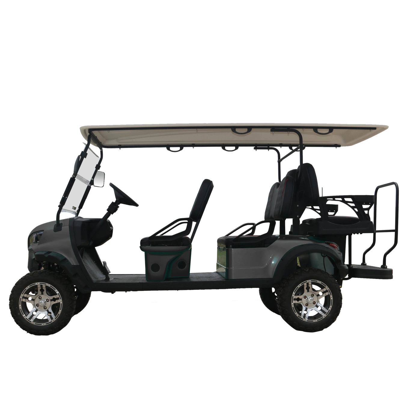 China Professional Design Electric Golf Carts 6 Seater Golf Cart Cheap Price Golf Buggy Forge H4+2