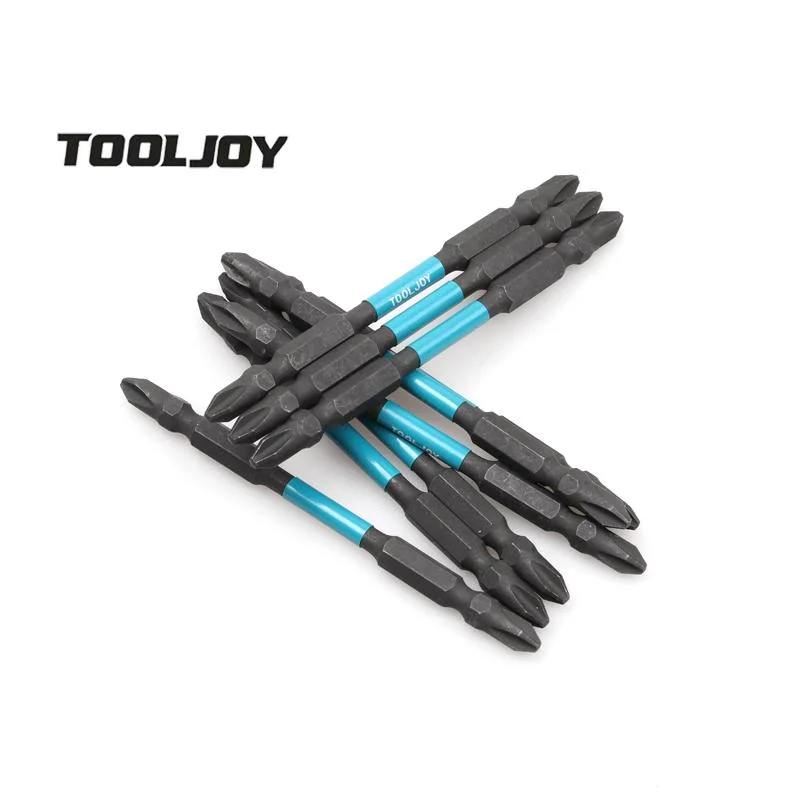 Double Ended Flat Slotted Screwdriver Bit 1/4 Hex Shank