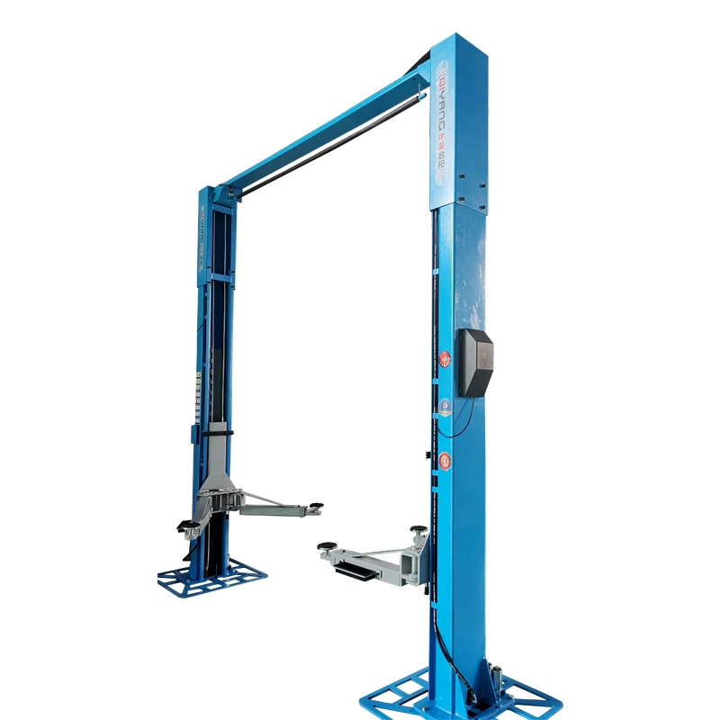 Factory Manufacture Clear Floor Two Post Car Lift