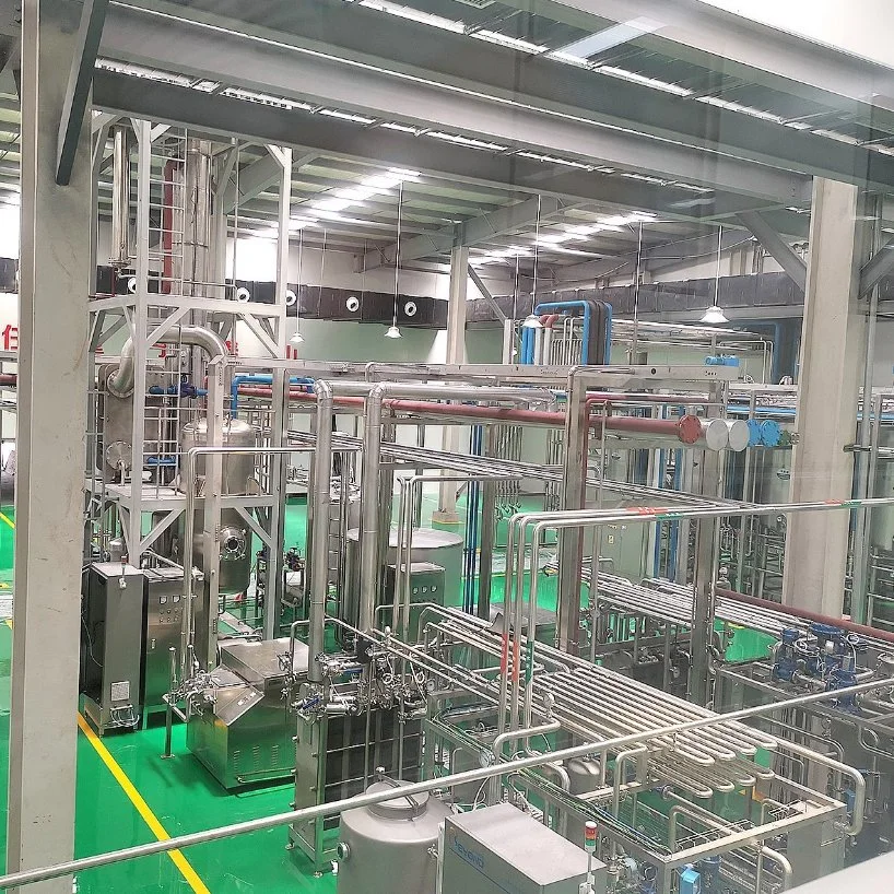 Full-automatic control 5000L/H uht milk processing line