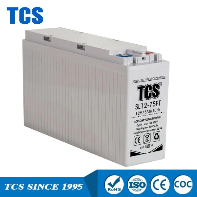 SL12-75FT 75Ah 12V Ft Sealed Rechargeable Lead Acid Battery 6V 4Ah 20Hr For Emergency Power Systems