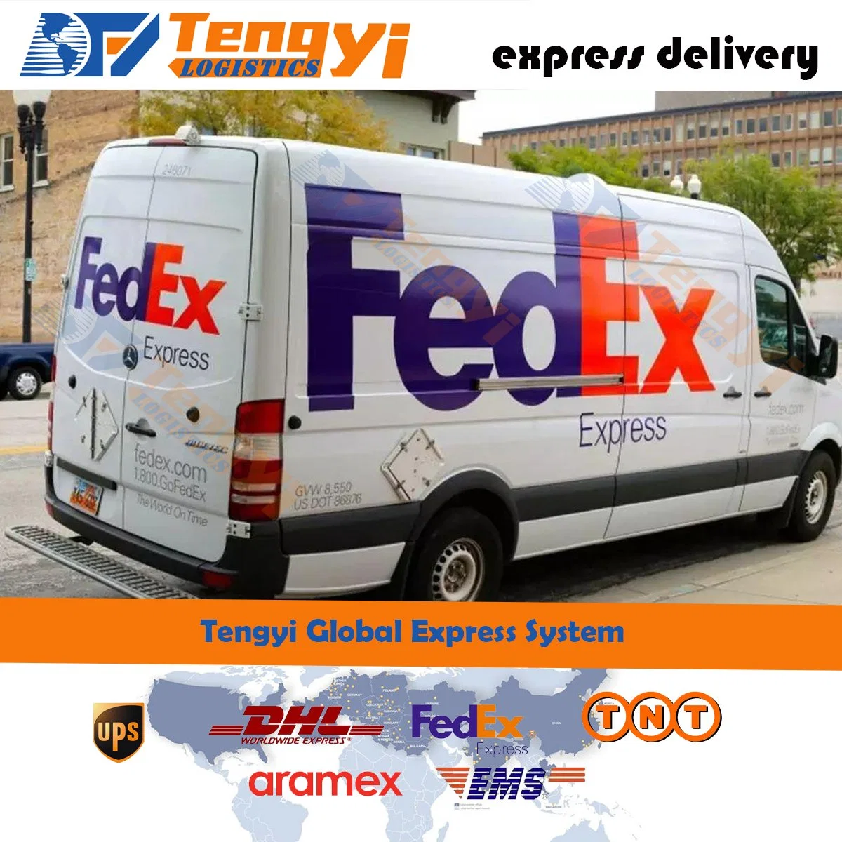 DHL/UPS/FedEx/TNT Air Freight/Express Transportation/Door to Door Service From China to New Zealand/Nicaragua/Niger/Nigeria