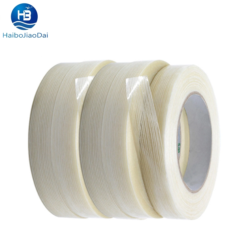 Mono-Directional Heavy Duty Self Pet Clear Furniture Fixing Glassfiber Fiberglass Reinforce Cross Weave Filament Tape