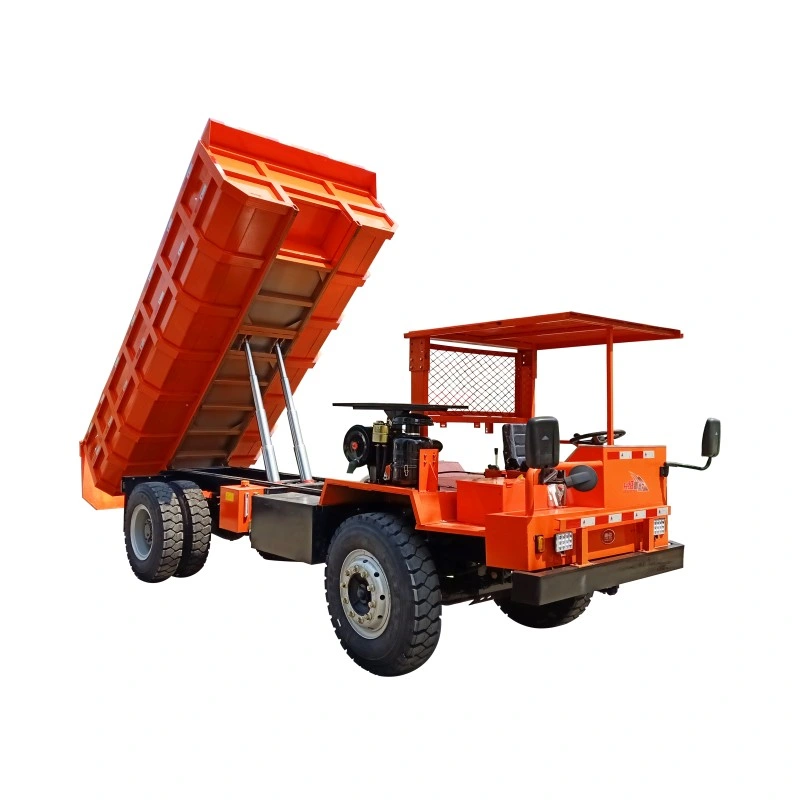 Six Steel Tyres: Diesel Rear-Dump Large Mining Truck