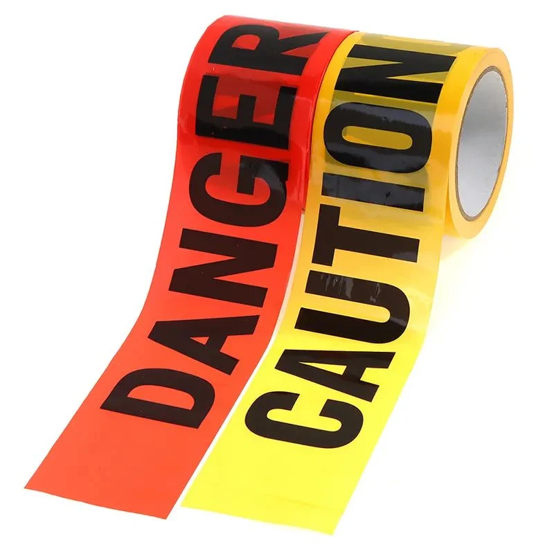 PE Magnetic High Soft Film Caution Printed Non Adhesive Warning Tape