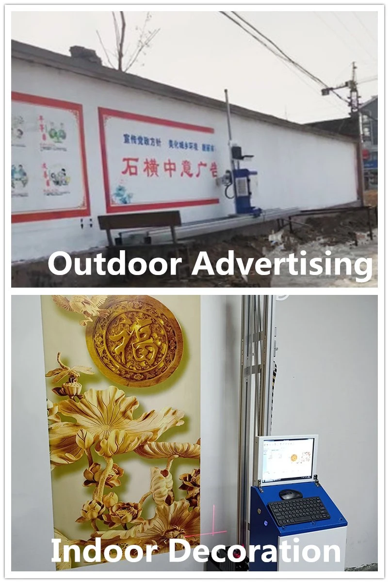 3D Wall Printing Machine Direct Vertical to Wall Painting Lasrge Size Mural Drawing Robot