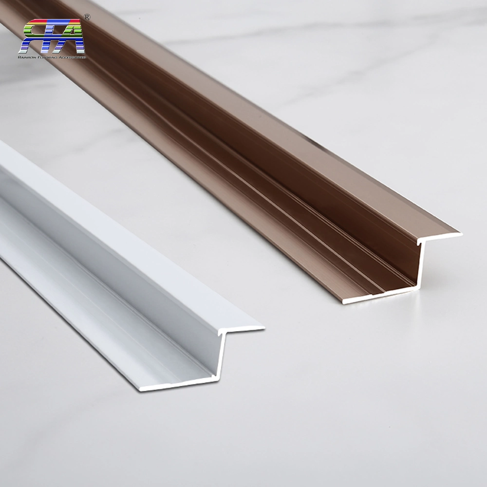 Aluminum Ceramic Tile Edge Trimming Strip Z-Shaped Decorative Edge Trimming Strip Ceramic Tile Accessories Floor Transition