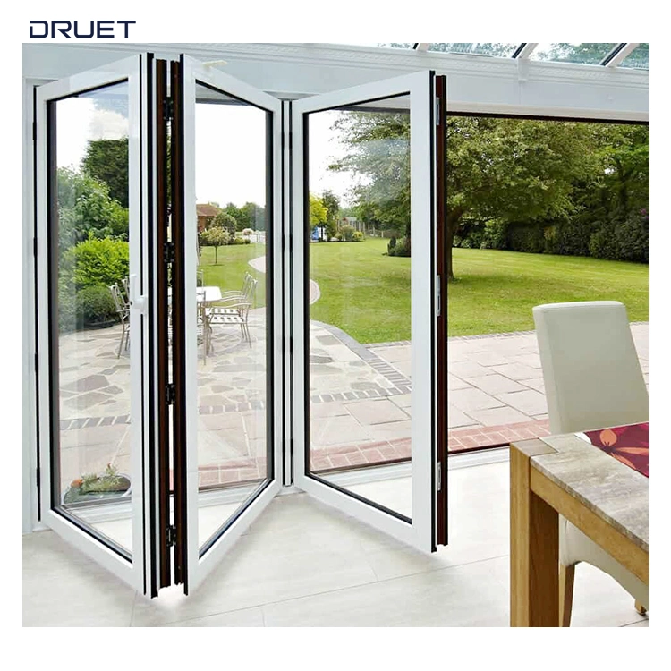 Nfrc As2047 Standard Internal External Aluminium Bi Fold Balcony Patio Door