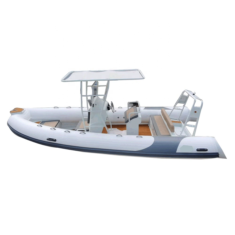 Ocean Master 19 FT Hypalon Aluminum Patrol Rib Boat 580