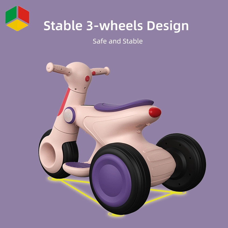 QS Toys Usine Chinoise Jouet de Voiture à Batterie Éducative pour Enfants Bébé Poussette d'Apprentissage Tricycle Voiture Moto Électrique 12V Moto pour Bébé de 2 ans.